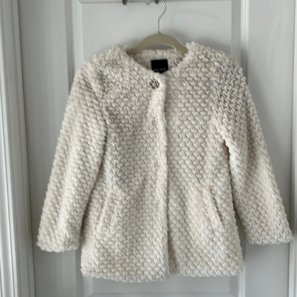 girls coat faux fur dressy